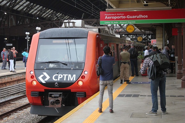 CPTM INICIA NESTA TERÇA VIAGENS DIRETAS ENTRE A ESTAÇÃO DA LUZ E O AEROPORTO DE GUARULHOS.