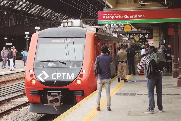 CPTM INICIA NESTA TERÇA VIAGENS DIRETAS ENTRE A ESTAÇÃO DA LUZ E O AEROPORTO DE GUARULHOS.