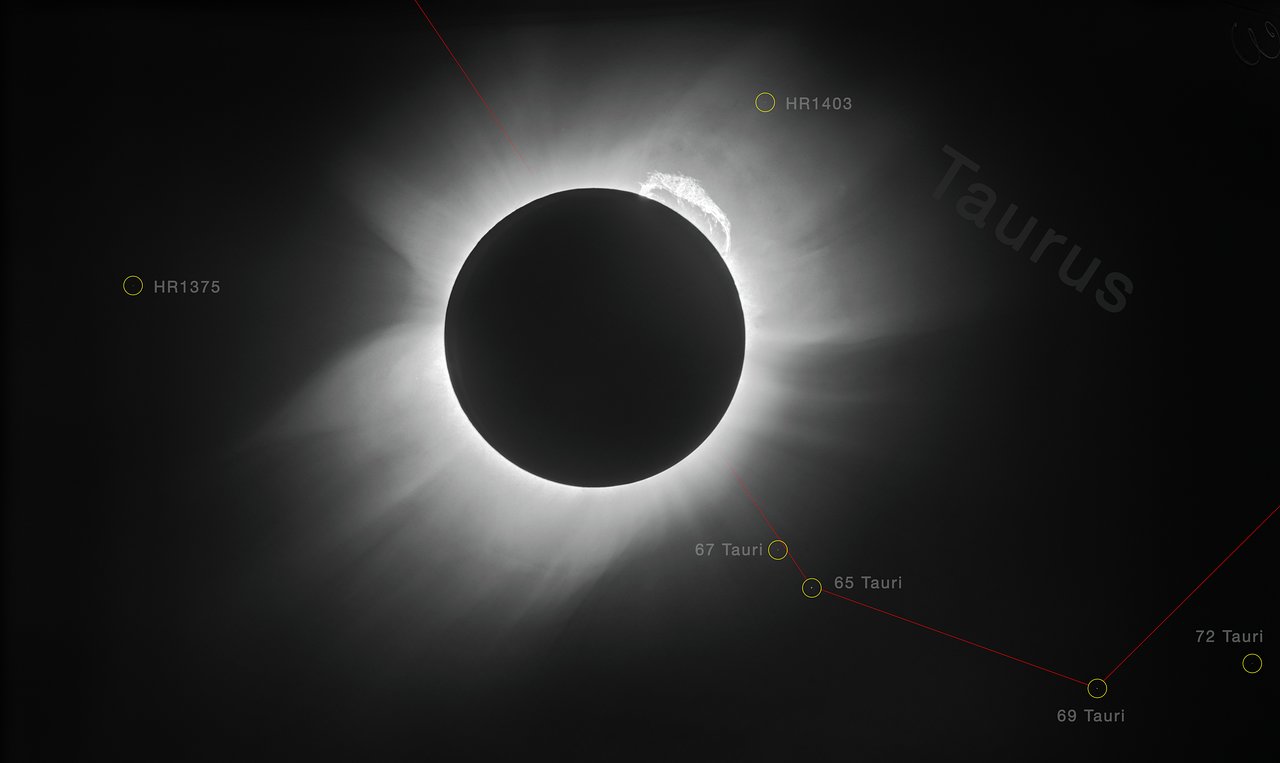 Highest resolution image of the 1919 solar eclipse