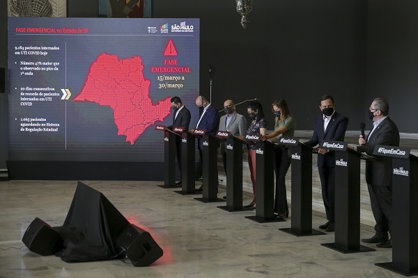 SÃO PAULO,COVID-19, COLETIVA GOVERNO DE SÃO PAULO