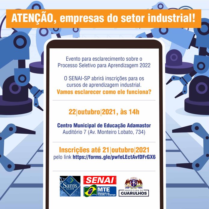 Industry 4.0 banner with robotic arm and Smartphone industrial r
